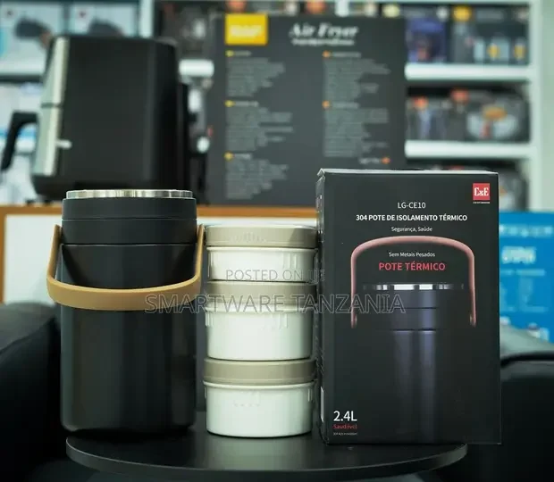 Thermal Food Container 2.4l 304 Stainless Steel Stackable Layers - Buy in Dar es Salaam, Tanzania | Smartware