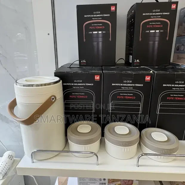 Thermal Food Container 2.4L Stainless Steel Insulated Lunch Box - Buy in Dar es Salaam, Tanzania | Smartware