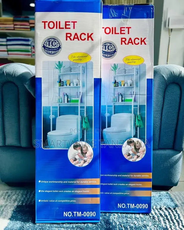 Toilet Storage Rack 3 Tier Bathroom Space Saver Shelf Stand - Buy in Dar es Salaam, Tanzania | Smartware