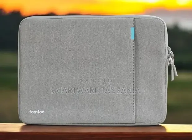 Tomtoc Laptop Sleeve Gray With Front Pocket 13 14 Inch - Buy in Dar es Salaam, Tanzania | Smartware