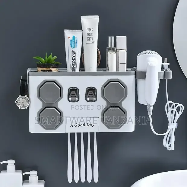Automatic Toothpaste Dispenser & Toothbrush Holder - Buy in Dar es Salaam, Tanzania | Smartware