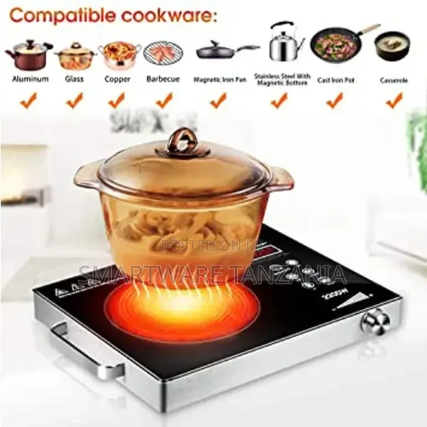 Touch Screen Induction Cooker, Intelligent Energy-Saving - Buy in Dar es Salaam, Tanzania | Smartware