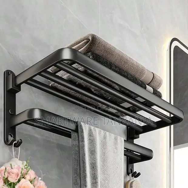 Double Towel Rack for Bathroom Wall Mounted - Buy in Dar es Salaam, Tanzania | Smartware