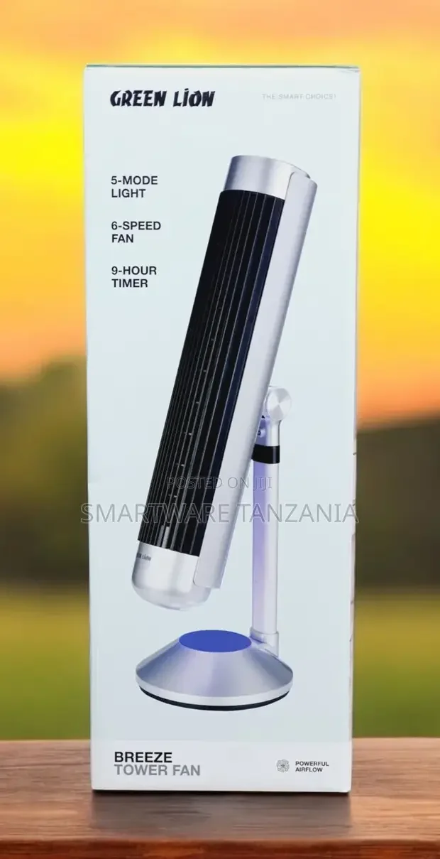 Smart Bladeless Tower Fan for Bedroom - Buy in Dar es Salaam, Tanzania | Smartware