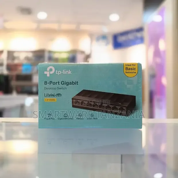 TP-Link 8-Port Gigabit Desktop Switch LS1008G - Buy in Dar es Salaam, Tanzania | Smartware