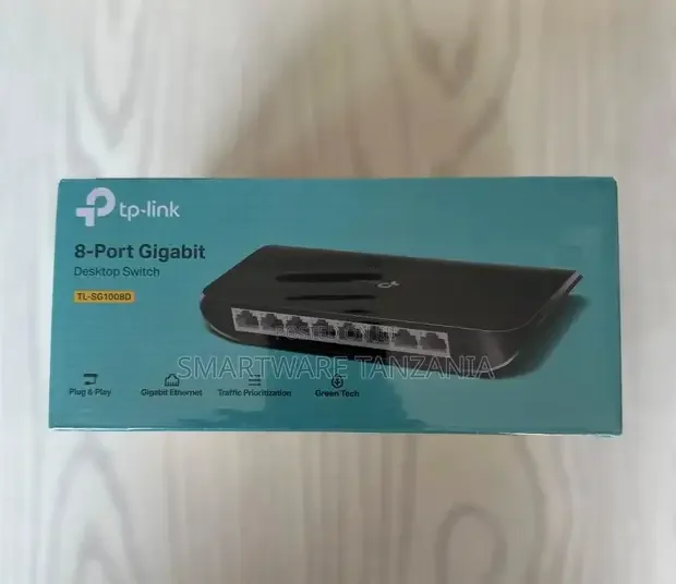 Tp-link 8-port Gigabit Ethernet Switch  Plug And Play