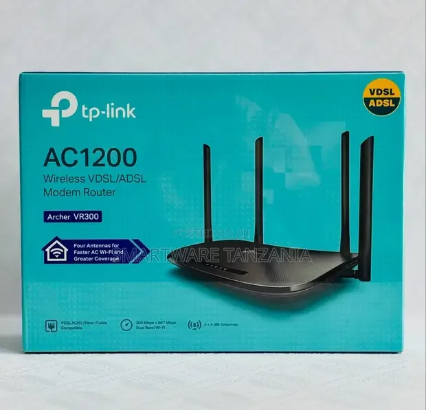 TP-Link AC1200 VDSL/ADSL Modem Router - Buy in Dar es Salaam, Tanzania | Smartware