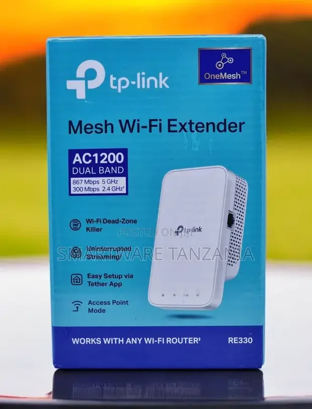 Tp-link Ac1200 Wifi Extender Up To 1500 Sq.Ft And 25 Devices