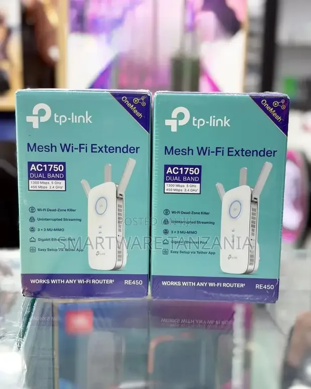 Tp-Link Ac1750 Wi-Fi Range Extender Re450 for Dead Zones