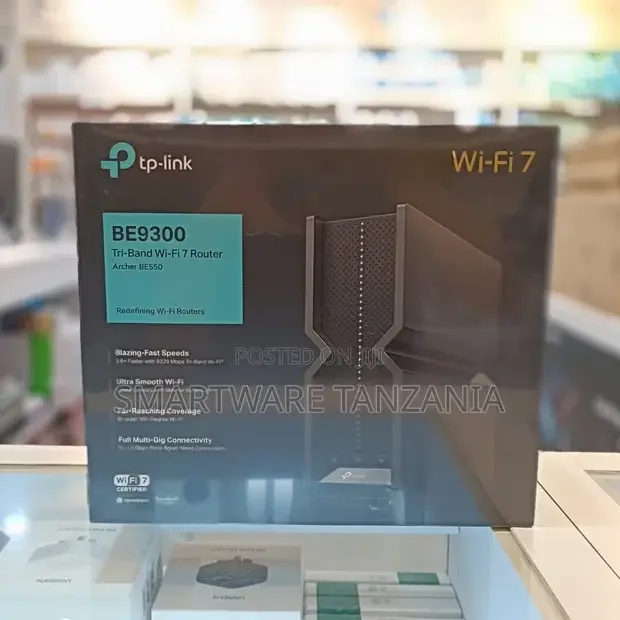 TP-Link Archer BE550 Wi-Fi 7 Router Tri-Band 9300Mbps - Buy in Dar es Salaam, Tanzania | Smartware
