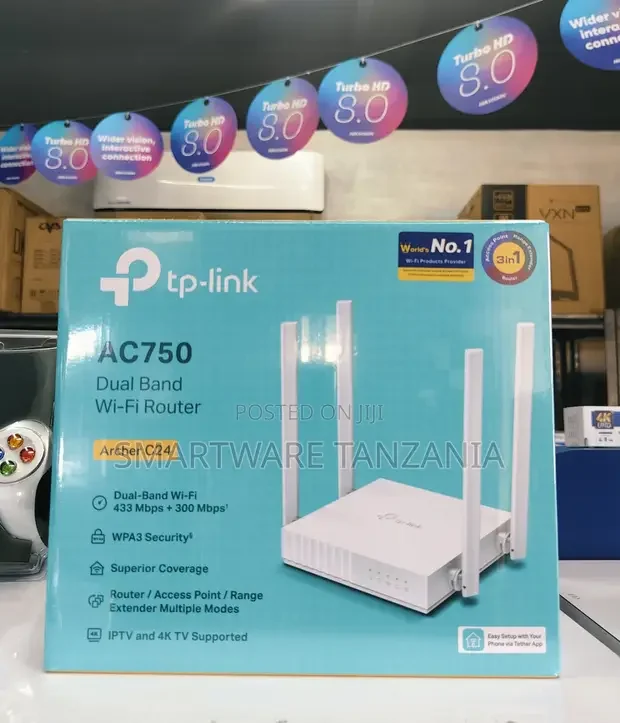 TP-Link Archer C24 AC750 Dual Band Wi-Fi Router - Buy in Dar es Salaam, Tanzania | Smartware