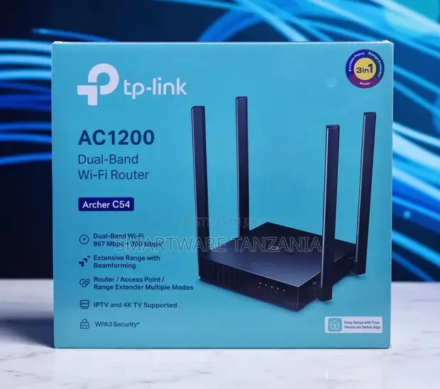 TP-Link Archer C54 AC1200 Dual-Band Wi-Fi Router - Buy in Dar es Salaam, Tanzania | Smartware