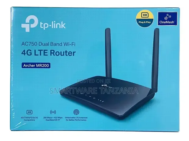 TP-Link Archer MR200 AC750 4G LTE Dual Band Wi-Fi Router - Buy in Dar es Salaam, Tanzania | Smartware