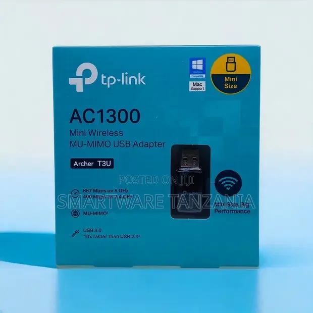 TP-Link Archer T3U AC1300 Mini MU-MIMO USB Wi-Fi Adapter - Buy in Dar es Salaam, Tanzania | Smartware