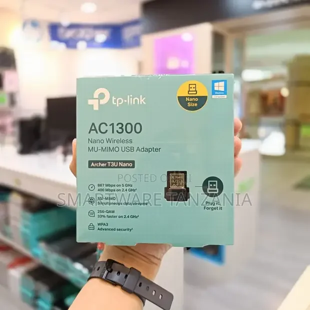 TP-Link Archer T3U Nano AC1300 Dual Band WiFi USB Adapter - Buy in Dar es Salaam, Tanzania | Smartware