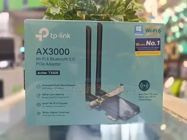 Tp-Link Archer Tx50e Ax3000 Wifi 6 Bluetooth 5.0 Pcie Adapter Card