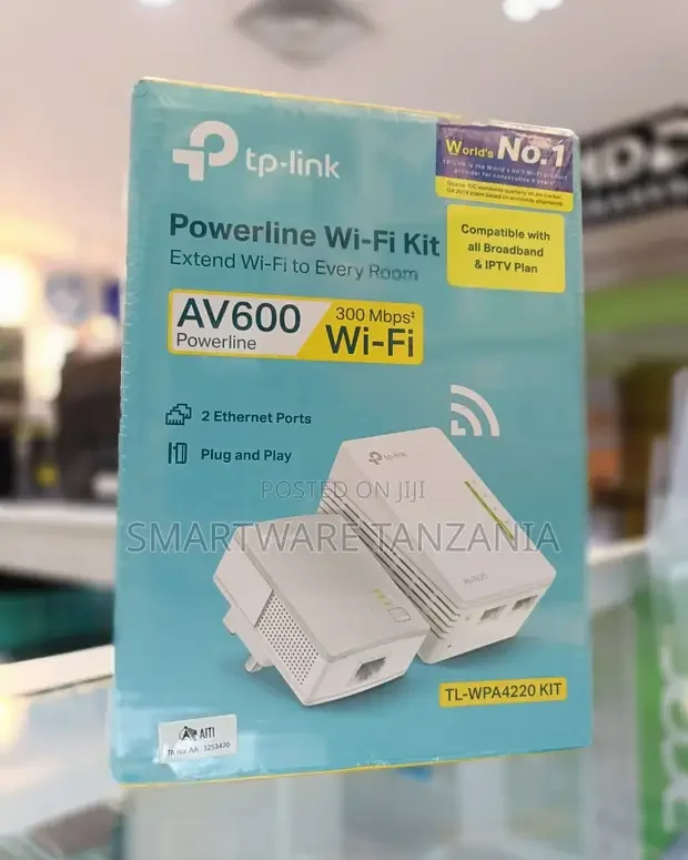 Tp-Link Av600 Powerline Wi-Fi Kit, Model Tl-Wpa4220 Kit