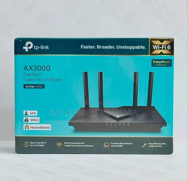 TP-Link AX3000 Wi-Fi 6 Router - Buy in Dar es Salaam, Tanzania | Smartware