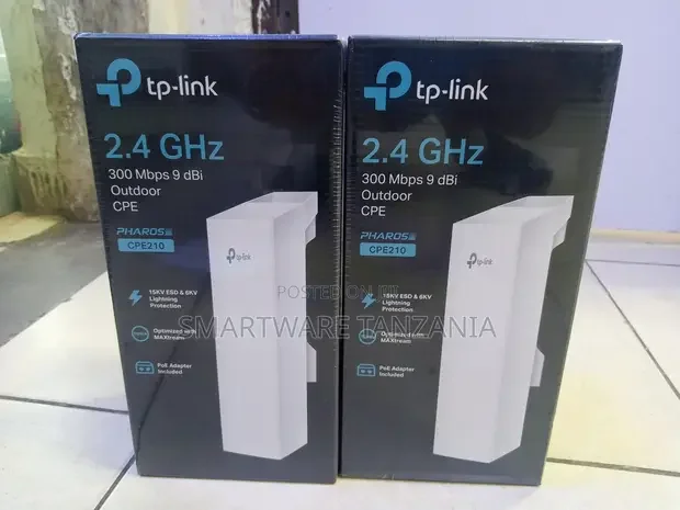 TP-Link CPE210 2.4GHz 300Mbps Outdoor Access Point - Buy in Dar es Salaam, Tanzania | Smartware