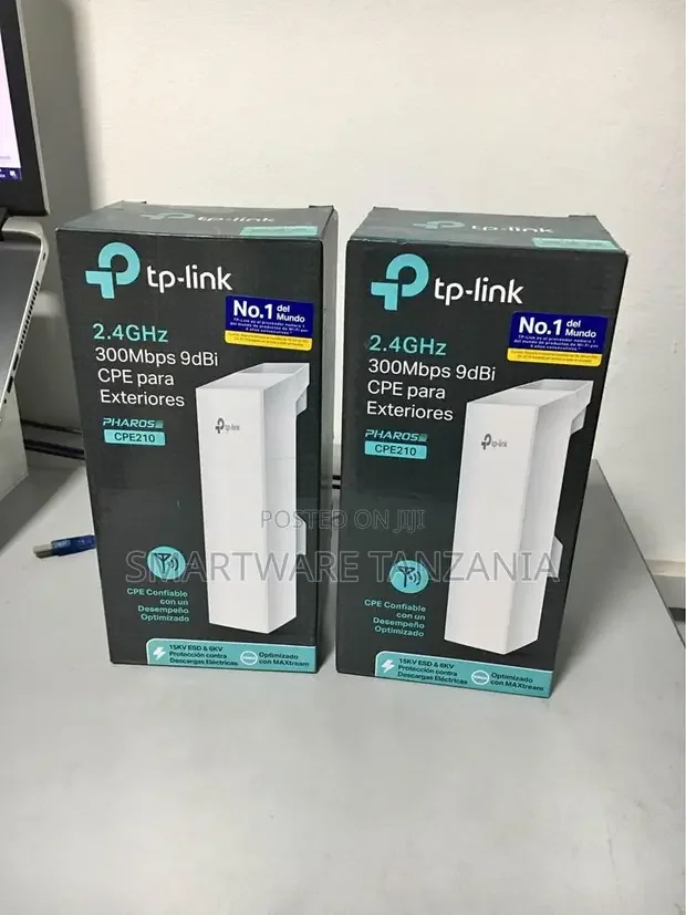 TP-Link CPE210 Dual Pack 2.4GHz Outdoor Wireless - Buy in Dar es Salaam, Tanzania | Smartware