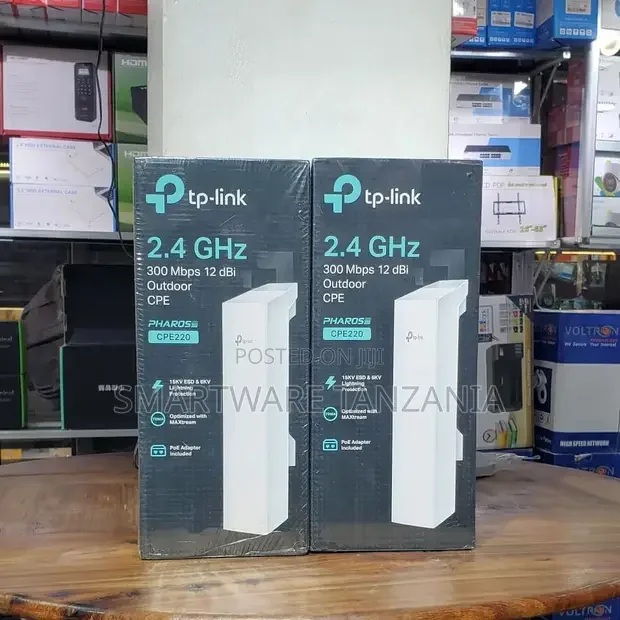 TP-Link CPE220 2.4GHz 300Mbps Outdoor Access Point - Buy in Dar es Salaam, Tanzania | Smartware