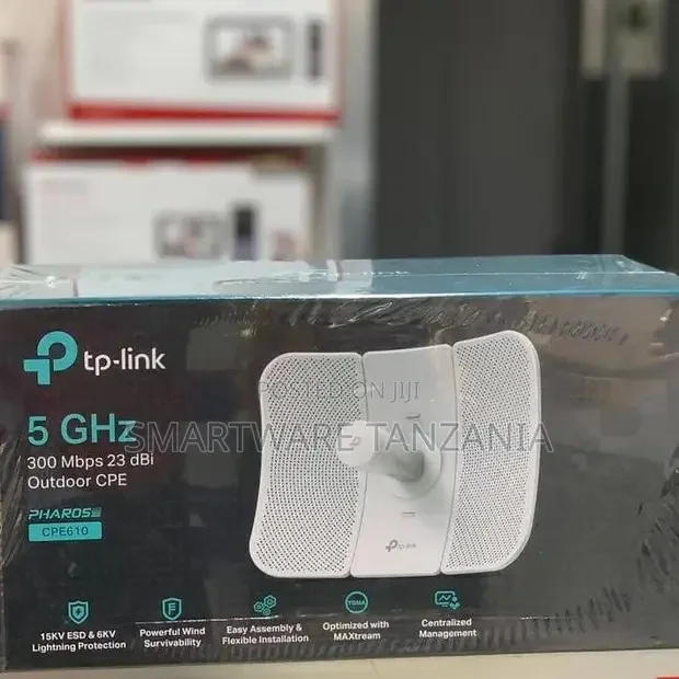 Tp-Link Cpe610 5ghz 300mbps 23dbi High Power Outdoor Bridge Cpe