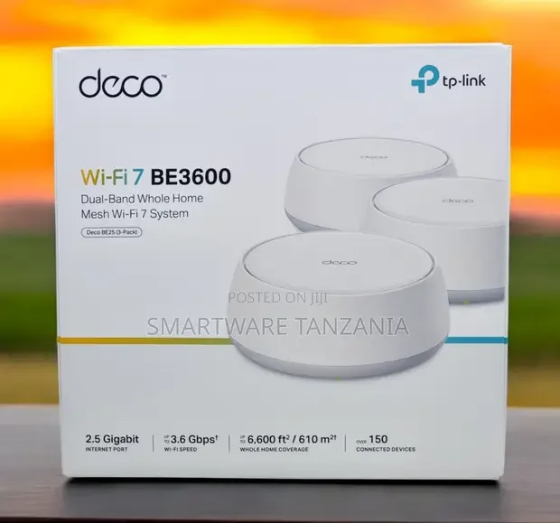 TP-Link Deco BE25 Wi-Fi 7 Mesh System 3-Pack - Buy in Dar es Salaam, Tanzania | Smartware