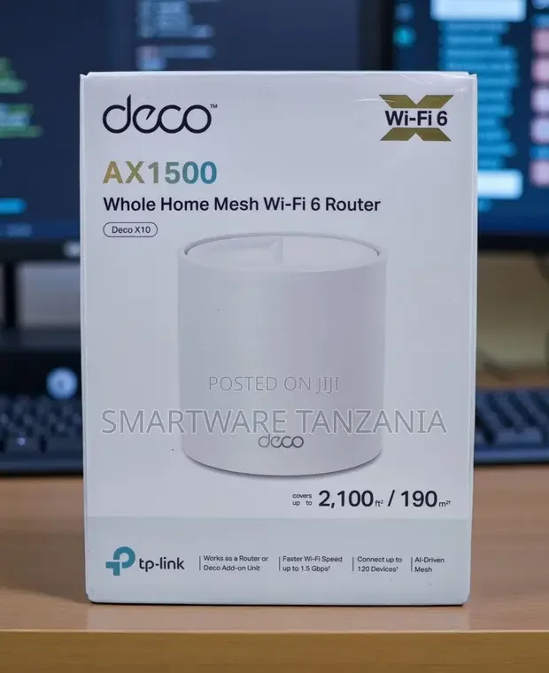 TP-Link Deco X10 AX1500 Whole Home Mesh Wi-Fi 6 Router - Buy in Dar es Salaam, Tanzania | Smartware
