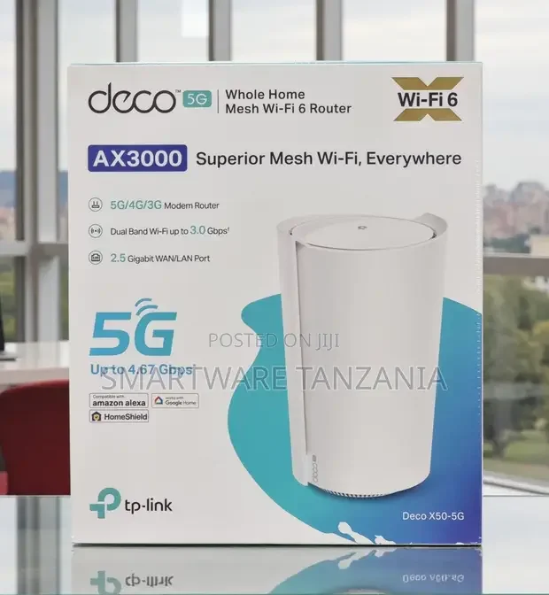 TP-Link Deco X50-5G AX3000 Whole Home Mesh Wi-Fi Router - Buy in Dar es Salaam, Tanzania | Smartware
