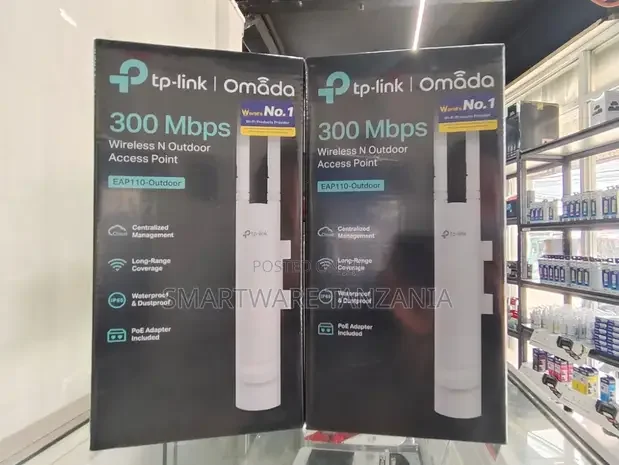 TP-Link EAP110-Outdoor 300Mbps Waterproof Wireless AP - Buy in Dar es Salaam, Tanzania | Smartware