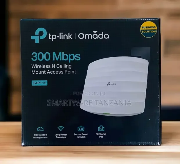 TP-Link EAP115 Omada 300Mbps Wireless Ceiling Access Point - Buy in Dar es Salaam, Tanzania | Smartware