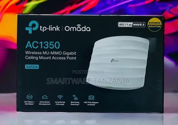 TP-Link EAP225 Omada AC1350 MU-MIMO Ceiling Access Point - Buy in Dar es Salaam, Tanzania | Smartware