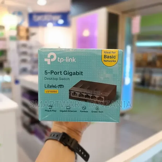 TP-Link LiteWave LS1005G 5-Port Gigabit Switch - Buy in Dar es Salaam, Tanzania | Smartware