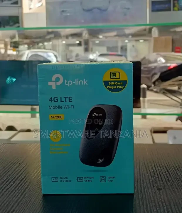 Tp-link M7200 4G LTE Mifi Portable Mobile Universal Hotspot - Buy in Dar es Salaam, Tanzania | Smartware