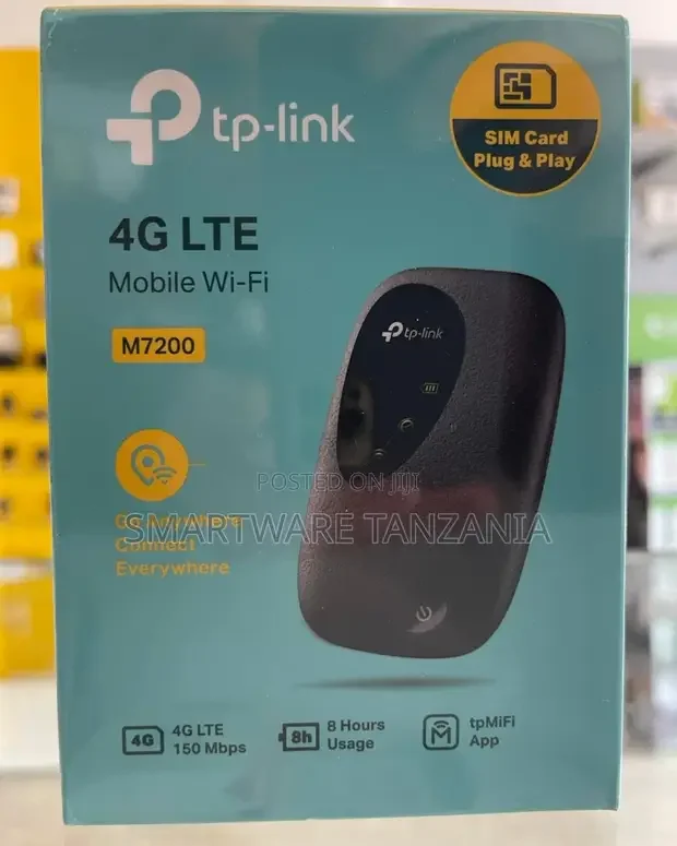 TP Link M7200 4G LTE Mobile Wi-fi Mifi Pocket Router - Buy in Dar es Salaam, Tanzania | Smartware