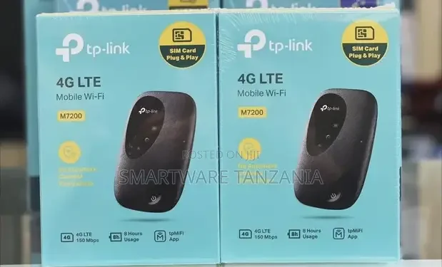Tp-link M7200 Portable Unlocked 4G Mobile MiFi WiFi Router - Buy in Dar es Salaam, Tanzania | Smartware