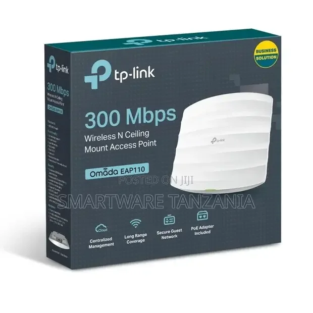 Tp-Link Omada Eap110 300mbps Wireless N Ceiling Mount Access Point