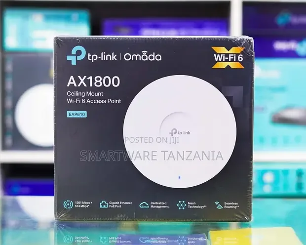 TP-Link Omada EAP610 AX1800 Wi-Fi 6 Ceiling Access Point - Buy in Dar es Salaam, Tanzania | Smartware