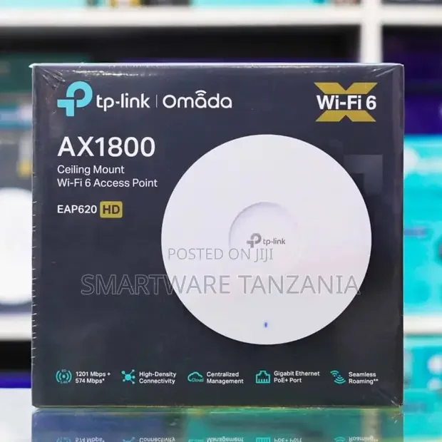 TP-Link Omada EAP620 HD AX1800 Wi-Fi 6 Ceiling Access Point - Buy in Dar es Salaam, Tanzania | Smartware