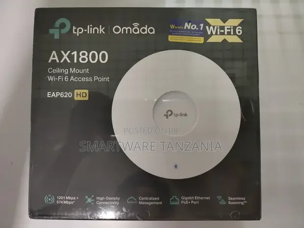 TP-Link Omada EAP620 HD AX1800 Wi-Fi 6 Ceiling AP - Buy in Dar es Salaam, Tanzania | Smartware