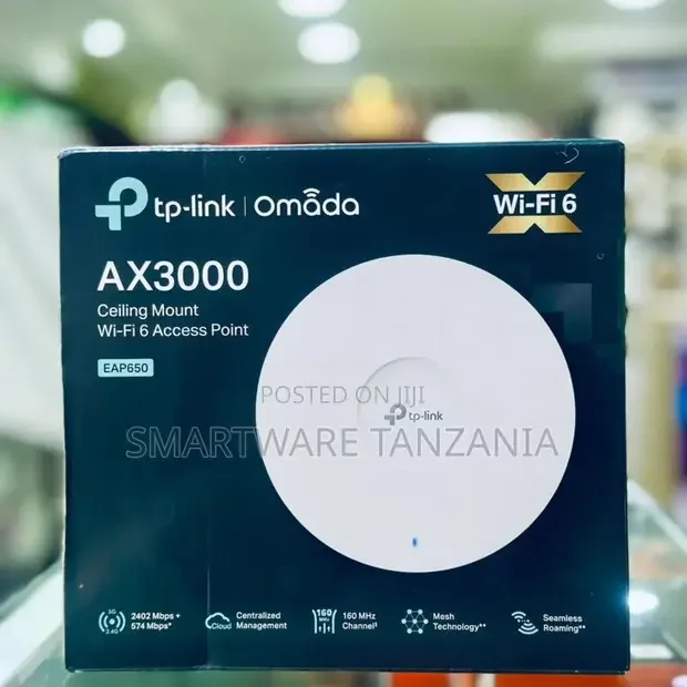 TP-Link Omada EAP650 AX3000 Wi-Fi 6 Ceiling Access Point - Buy in Dar es Salaam, Tanzania | Smartware