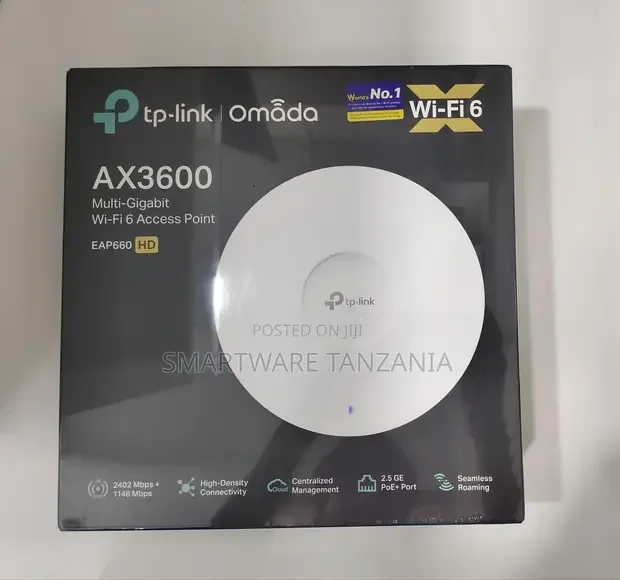 TP-Link Omada EAP660 HD AX3600 Multi-Gig Wi-Fi 6 AP - Buy in Dar es Salaam, Tanzania | Smartware