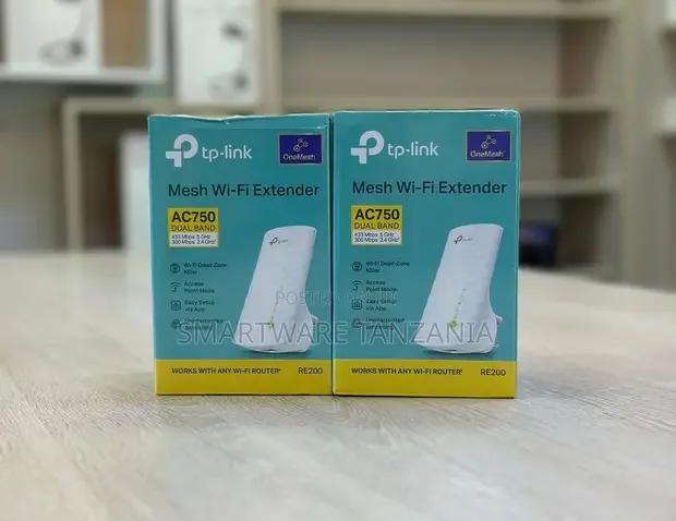 TP-Link RE200 AC750 Dual Band Mesh Wi-Fi Extender - Buy in Dar es Salaam, Tanzania | Smartware