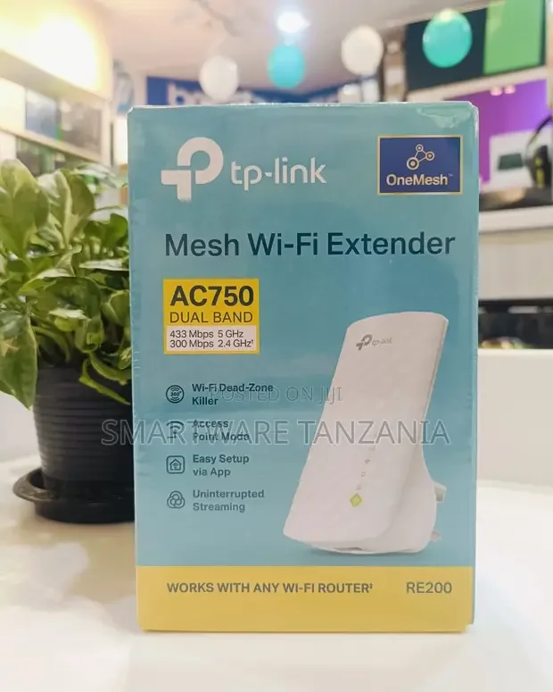 TP-Link RE200 AC750 Mesh WiFi Extender - Buy in Dar es Salaam, Tanzania | Smartware