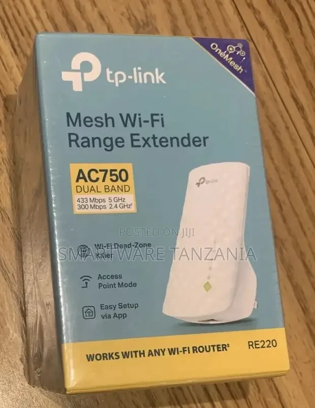 Tp-link RE220 AC750 Wireless Dual Band Wi-fi Range Extender