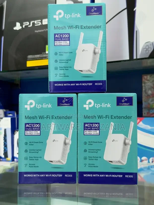 Tp-Link RE305 AC1200 Mesh Wi-Fi Extender - Buy in Dar es Salaam, Tanzania | Smartware