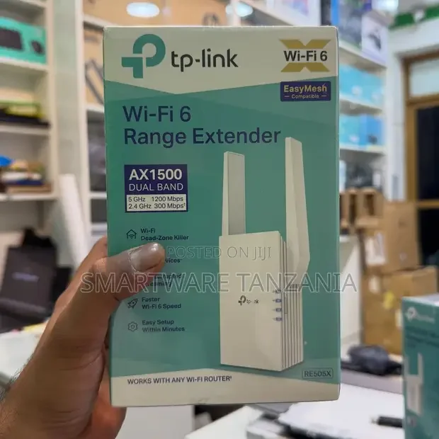 TP-Link RE505X AX1500 Wi-Fi 6 Range Extender - Buy in Dar es Salaam, Tanzania | Smartware
