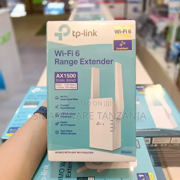 Tp-link Re505x Wifi 6 Technology Range Extender Dual Band Onemesh