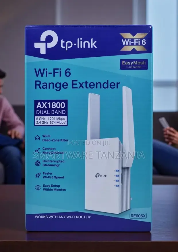 TP-Link RE605X AX1800 Wi-Fi 6 Range Extender - Buy in Dar es Salaam, Tanzania | Smartware