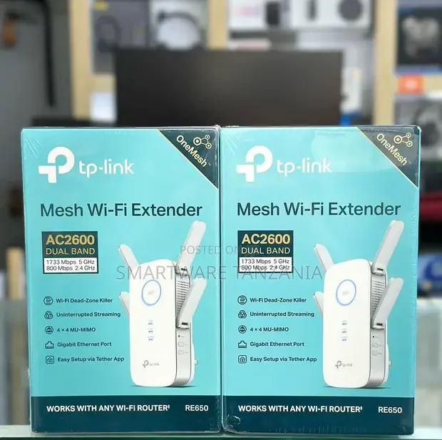 Tp-link RE650 Wi-fi Range Extender AC2600 Wireless Dual Band